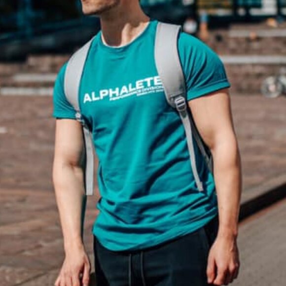 Alphalete Performance Division Tee - Parasailing size Medium. - Picture 2 of 4